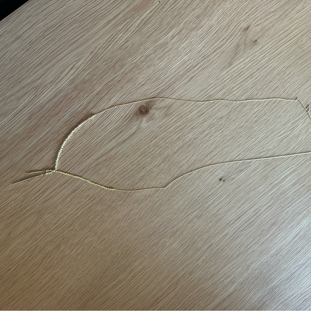 Gorjana Elegant Gold Beaded Necklace